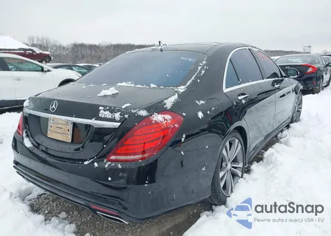 2015 Mercedes-Benz S 550 4Matic из США, поврежденный, VIN WDDUG8FB3FA120307
